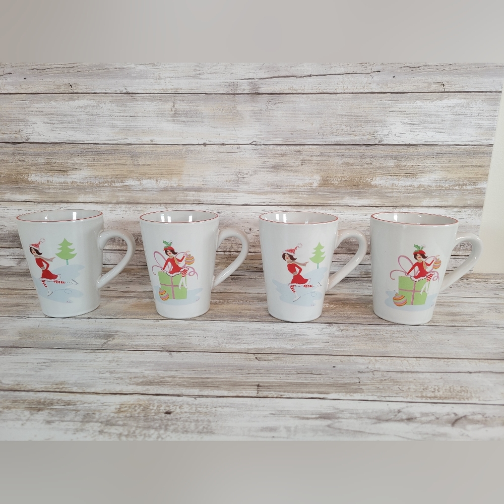 Wendoverlane Christmas Mug Set of 4